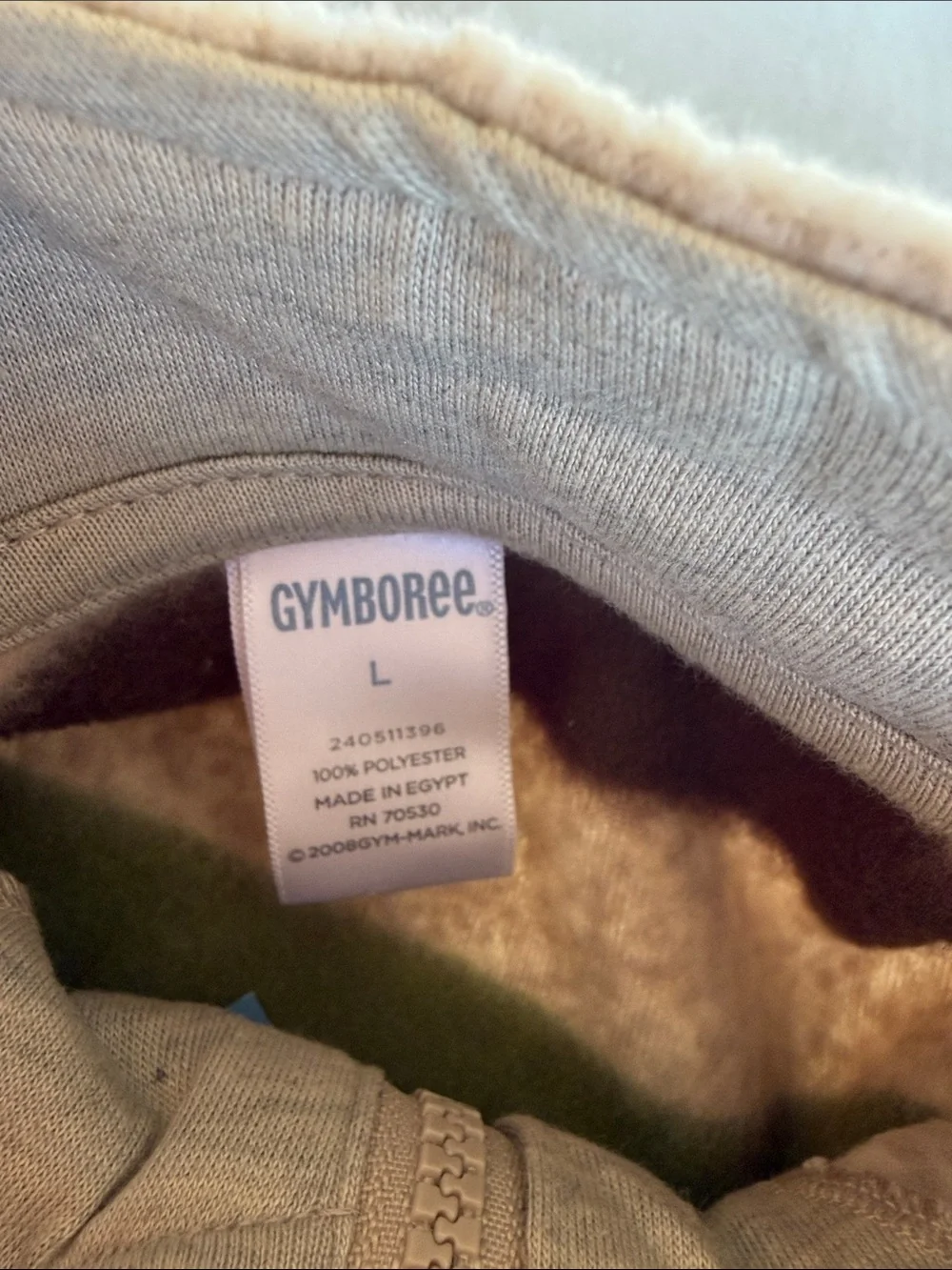 Gymboree Boys Striped Fleece Pullover Quarter-Zip Sweater